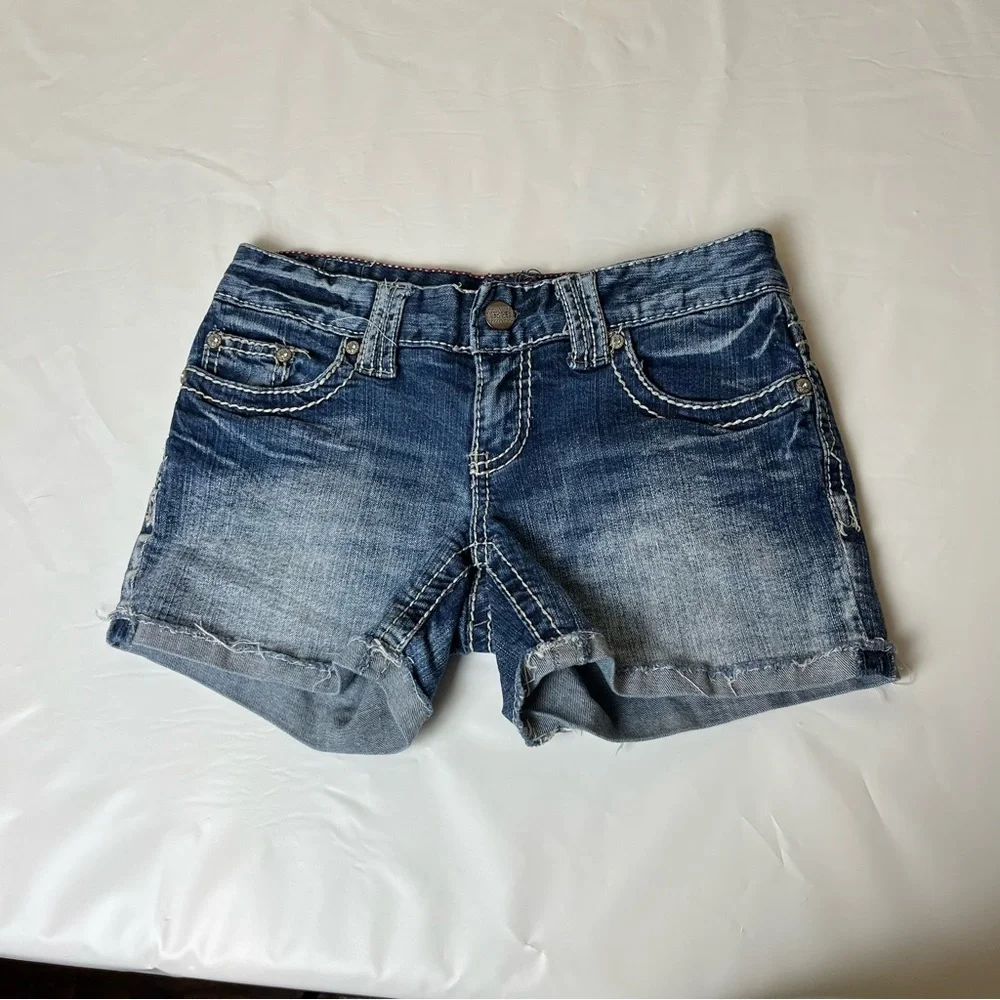 Maurices Womens Denim Jean Shorts Size 1/2 - Picture 9 of 12